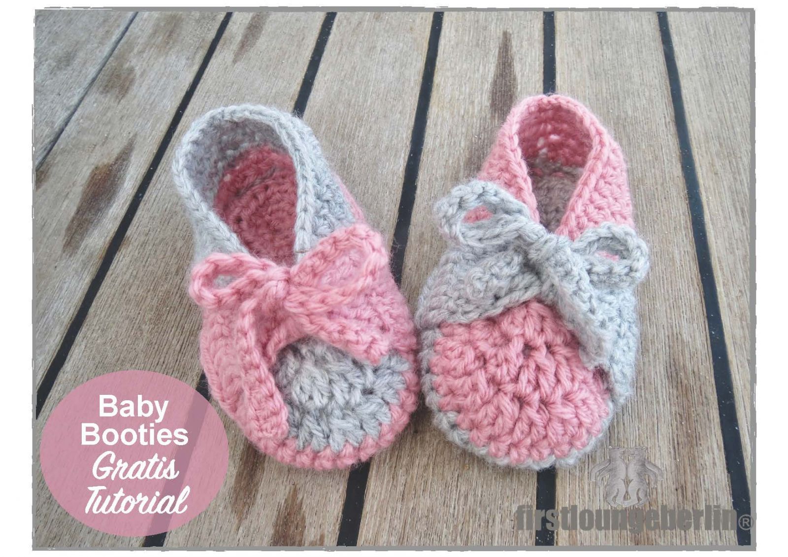 Kostenlose Häkelanleitung für Babyschuhe Slipper mit Schleife - die Anleitung ist sehr ausführlich also auch für Anfänger gestaltet Kostenlose Häkelanleitung für Babyschuhe Slipper mit Schleife - die Anleitung ist sehr ausführlich also auch für Anfänger gestaltet